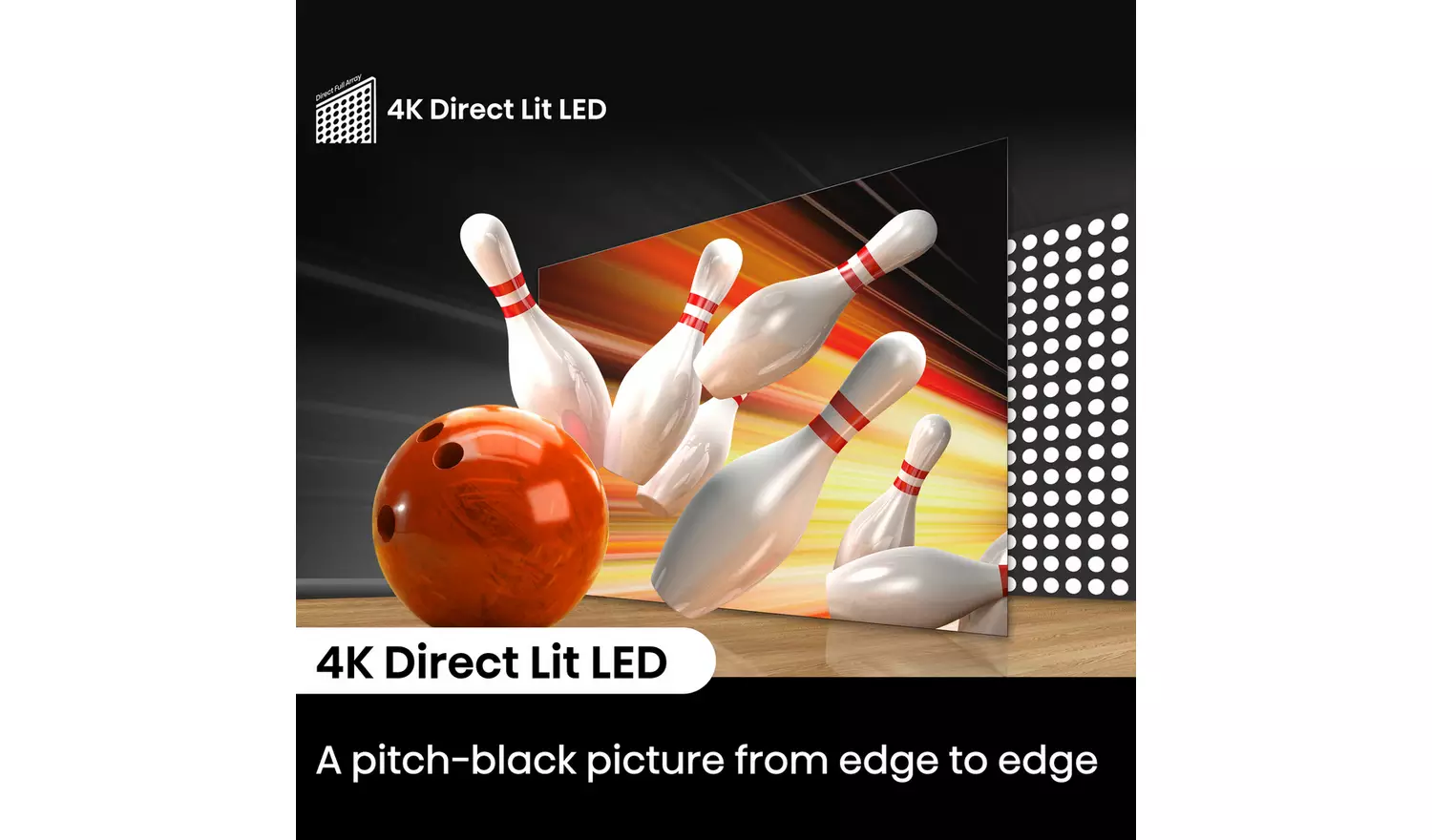 Hisense 43 Inch 43A6NTUK Smart 4K UHD HDR LED Freely TV