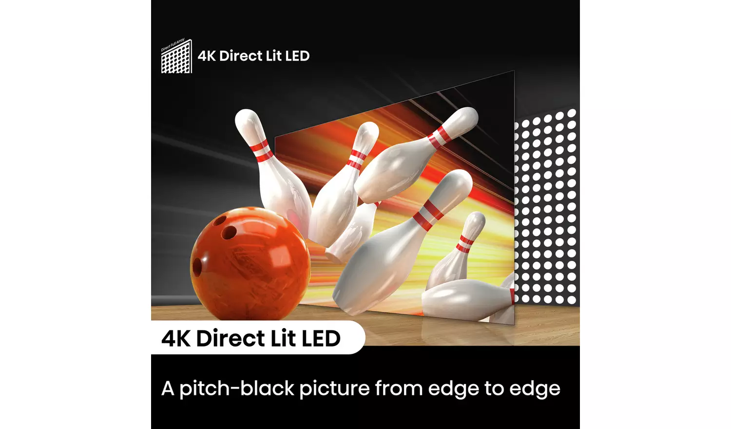 Hisense 55 Inch 55A6NTUK Smart 4K UHD HDR LED Freely TV