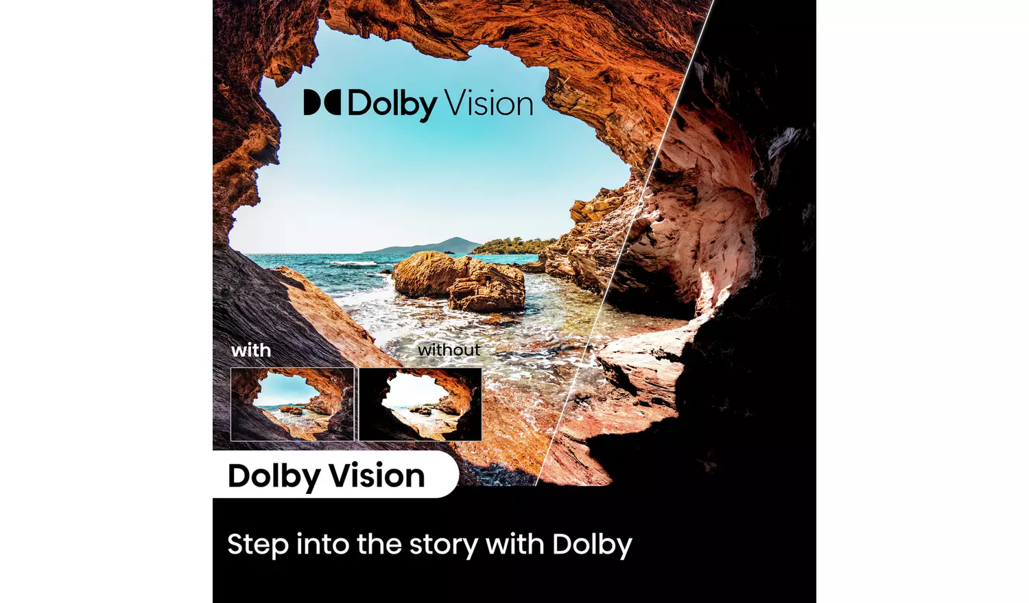 Hisense 55 Inch 55A6NTUK Smart 4K UHD HDR LED Freely TV