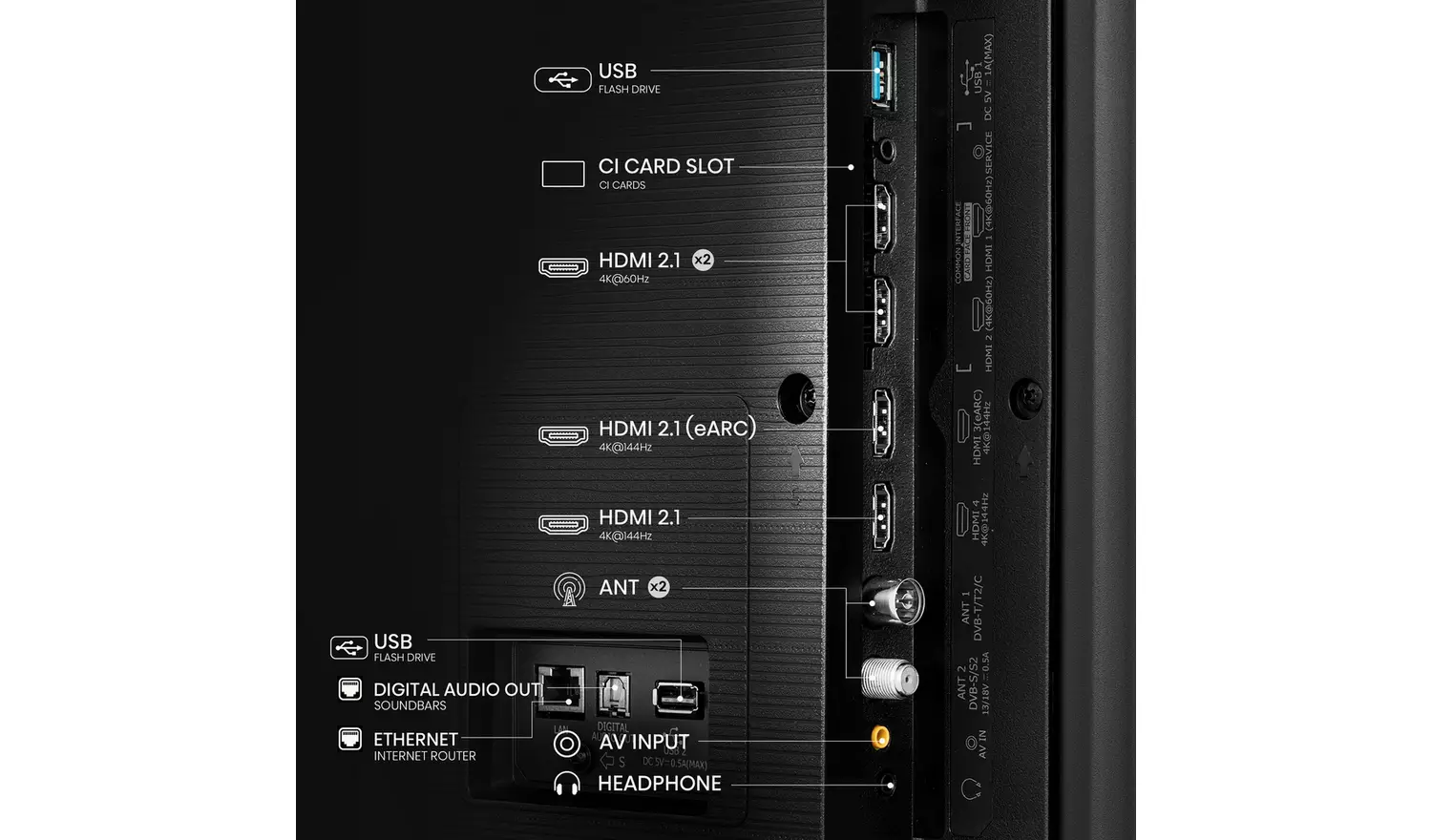 Hisense 100 Inch 100U7NQTUK Smart 4K UHD HDR ULED Freely TV