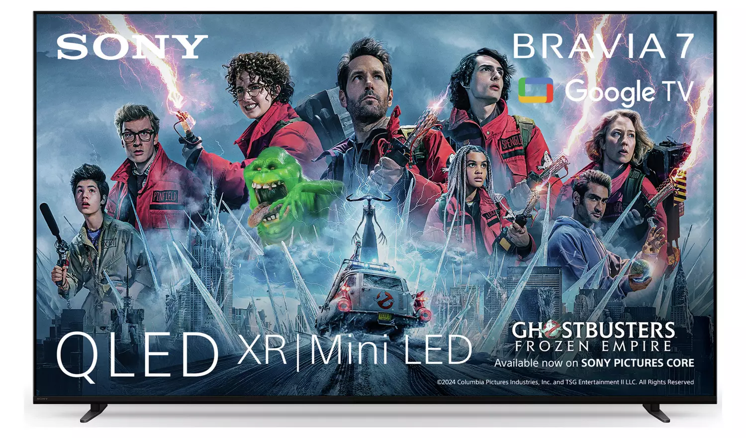 Sony 55 Inch K55XR70 BRAVIA 7 Smart 4K HDR QLED Freeview TV