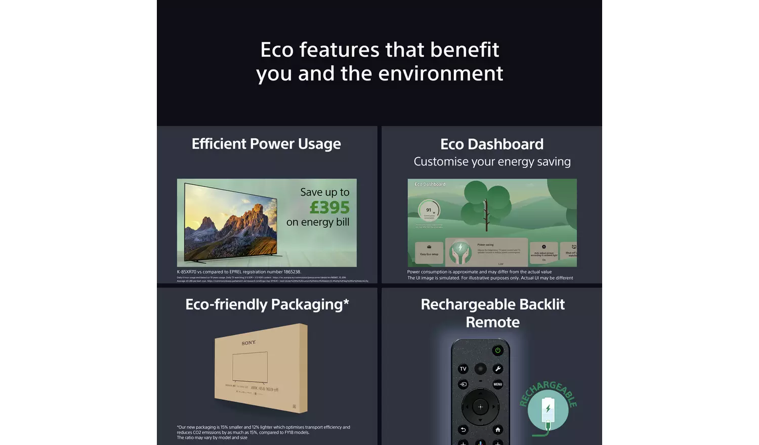 Sony 55 Inch K55XR70 BRAVIA 7 Smart 4K HDR QLED Freeview TV