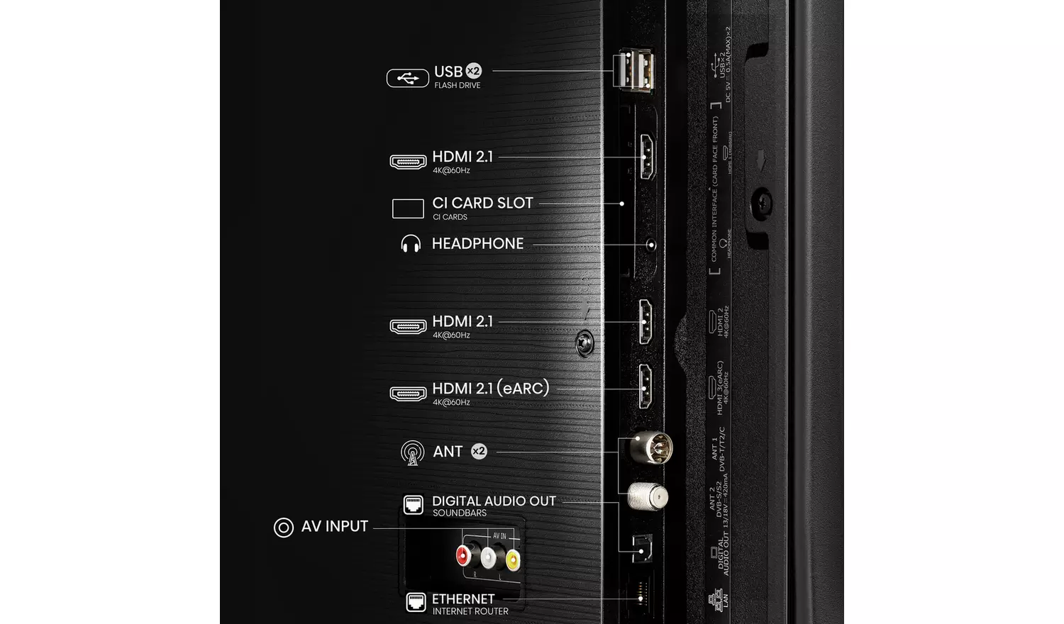 Hisense 55 Inch 55E6NTUK Smart 4K UHD HDR LED Freely TV