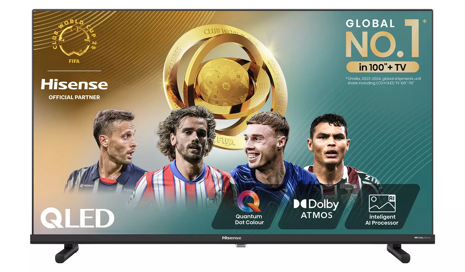 Hisense 32 Inch 32E5NQTUK Smart UHD HDR QLED Freeview TV