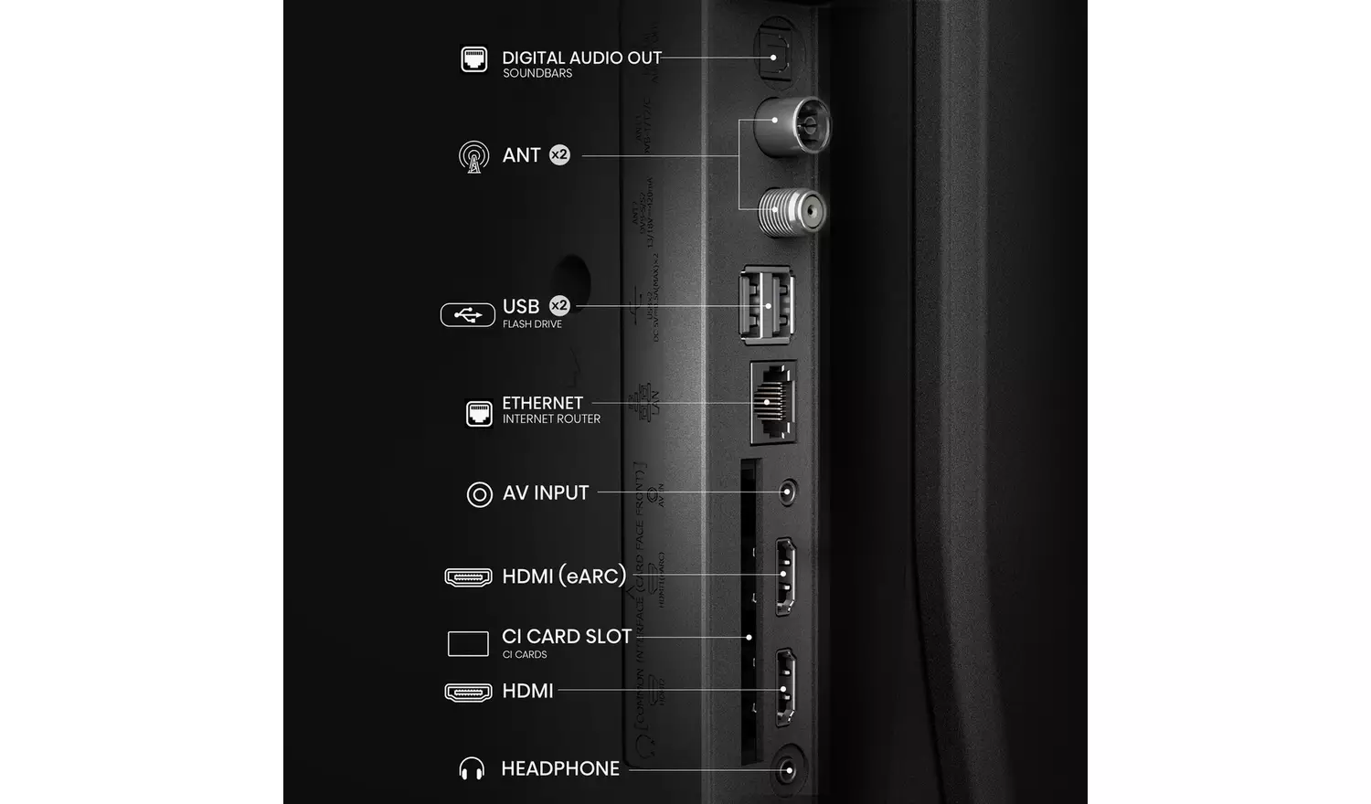 Hisense 40 Inch 40E4NTUK/40A4NTUK Smart Full HD Freeview TV