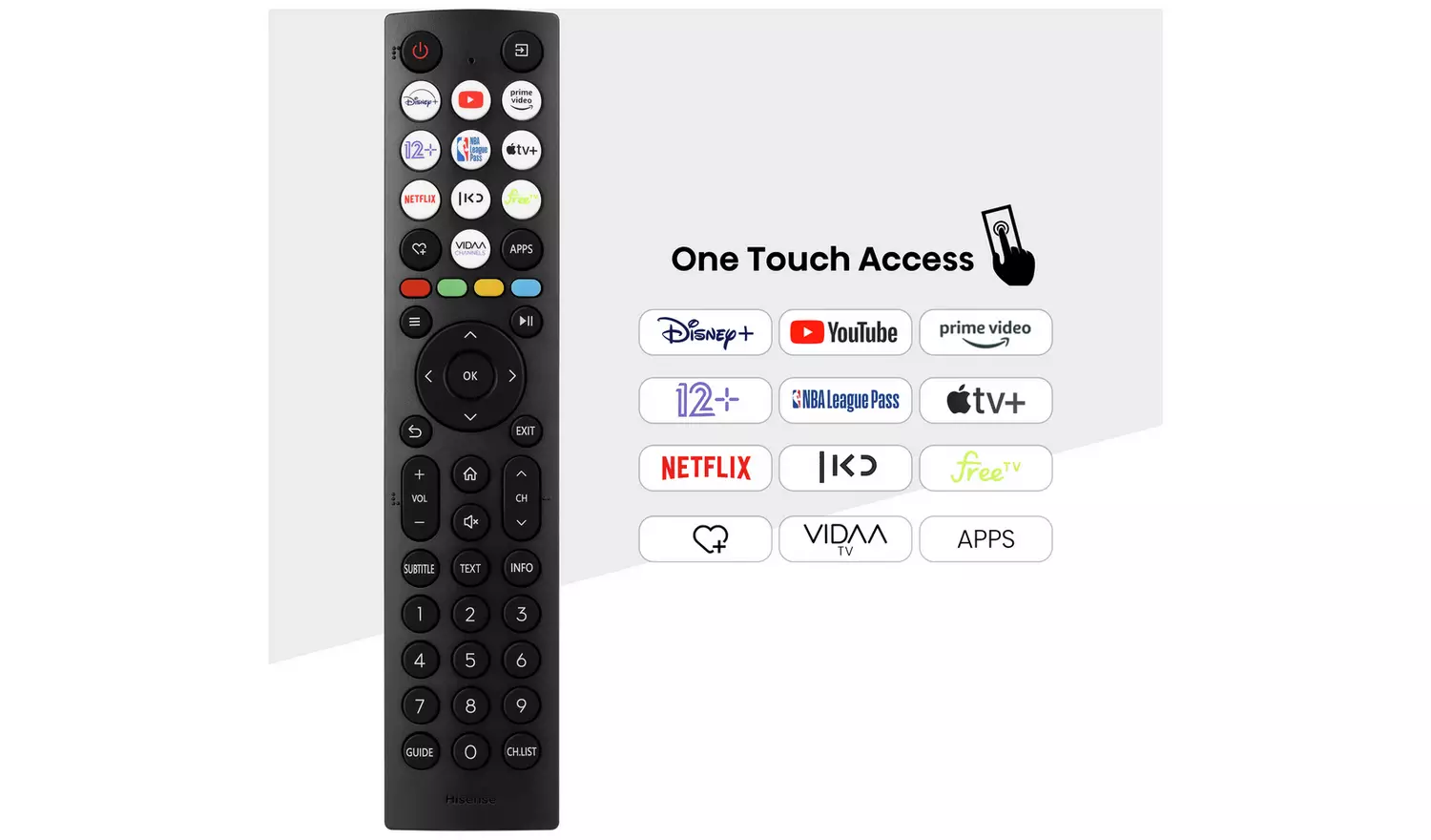 Hisense 40 Inch 40E4NTUK/40A4NTUK Smart Full HD Freeview TV