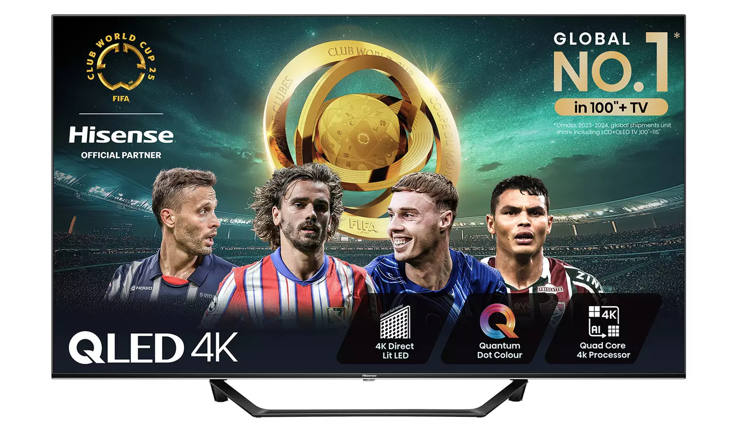 Hisense 50 Inch 50A7NQTUK Smart 4K UHD HDR QLED Freely TV