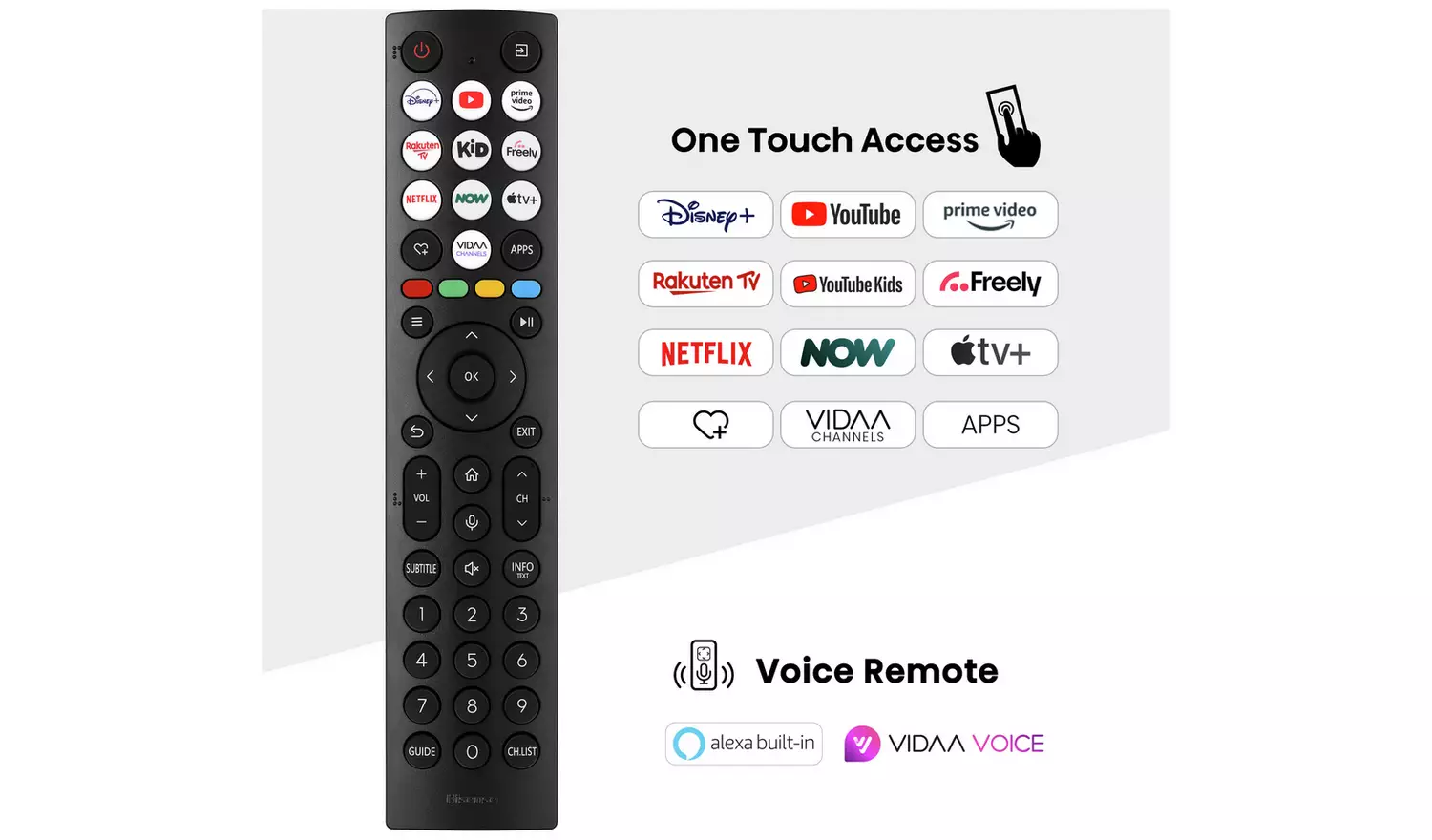 Hisense 50 Inch 50A7NQTUK Smart 4K UHD HDR QLED Freely TV