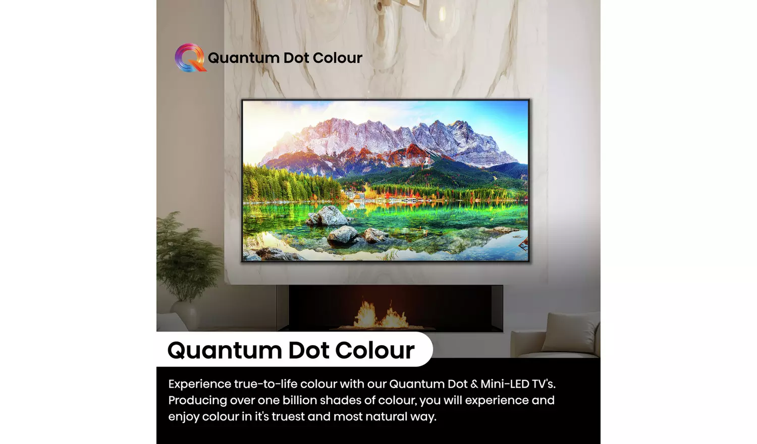 Hisense 65 In 65U7NQTUK Smart 4K UHD HDR Mini LED Freely TV