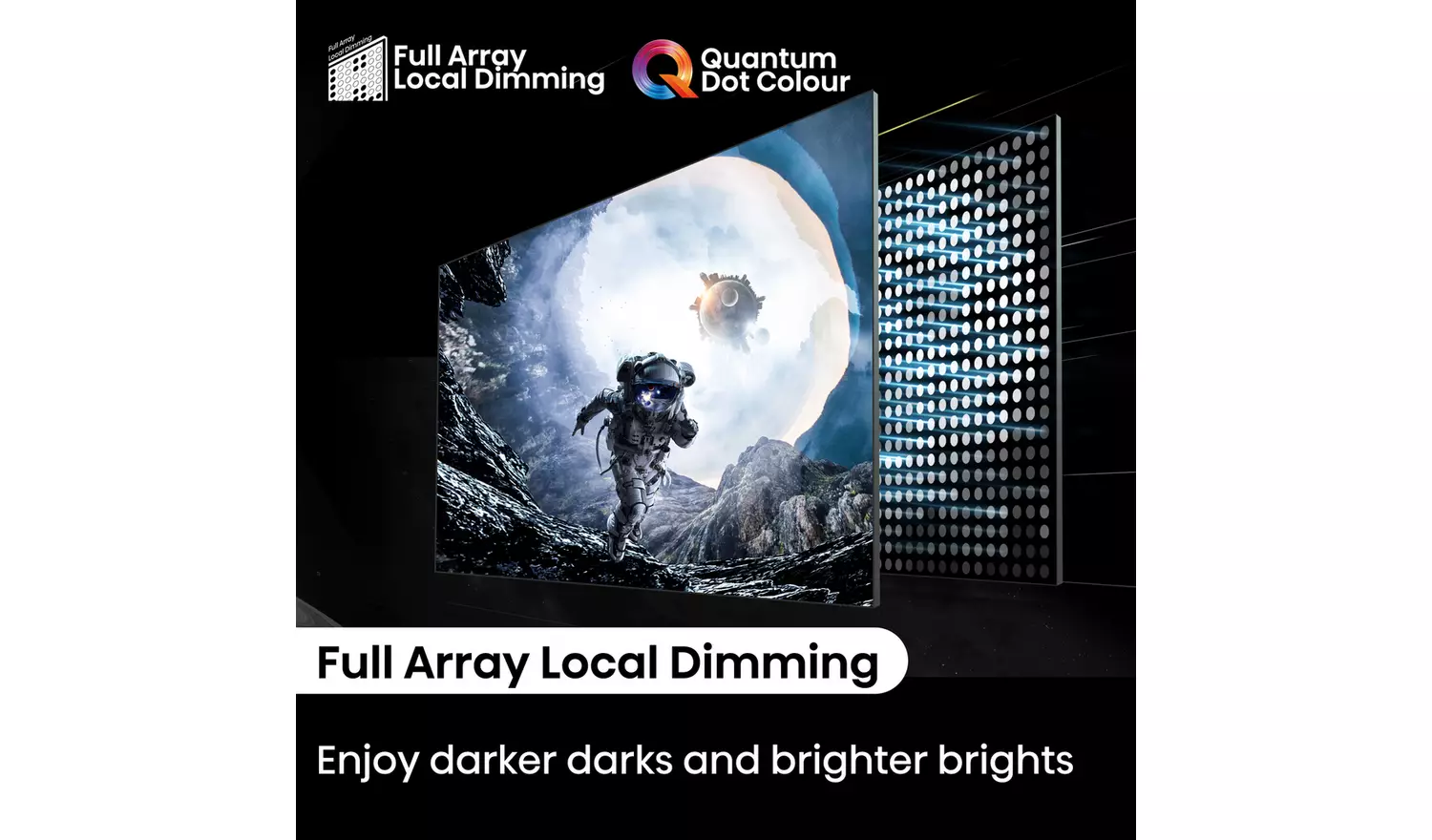 Hisense 75 Inch 75E7NQTUK PRO Smart 4K UHD QLED Freely TV