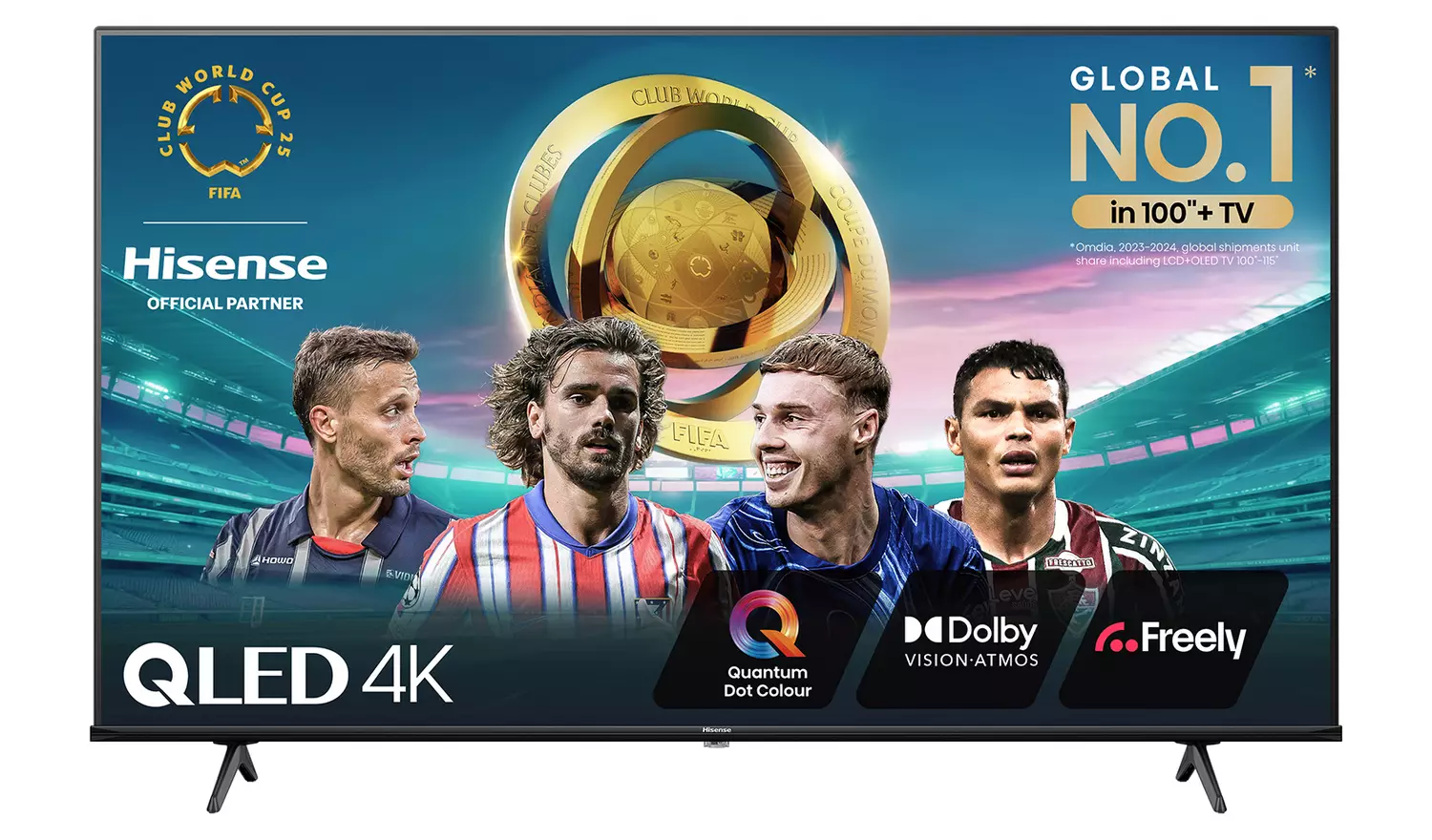 Hisense 65 Inch 65E78NQTUK Smart 4K HDR UHD QLED Freely TV