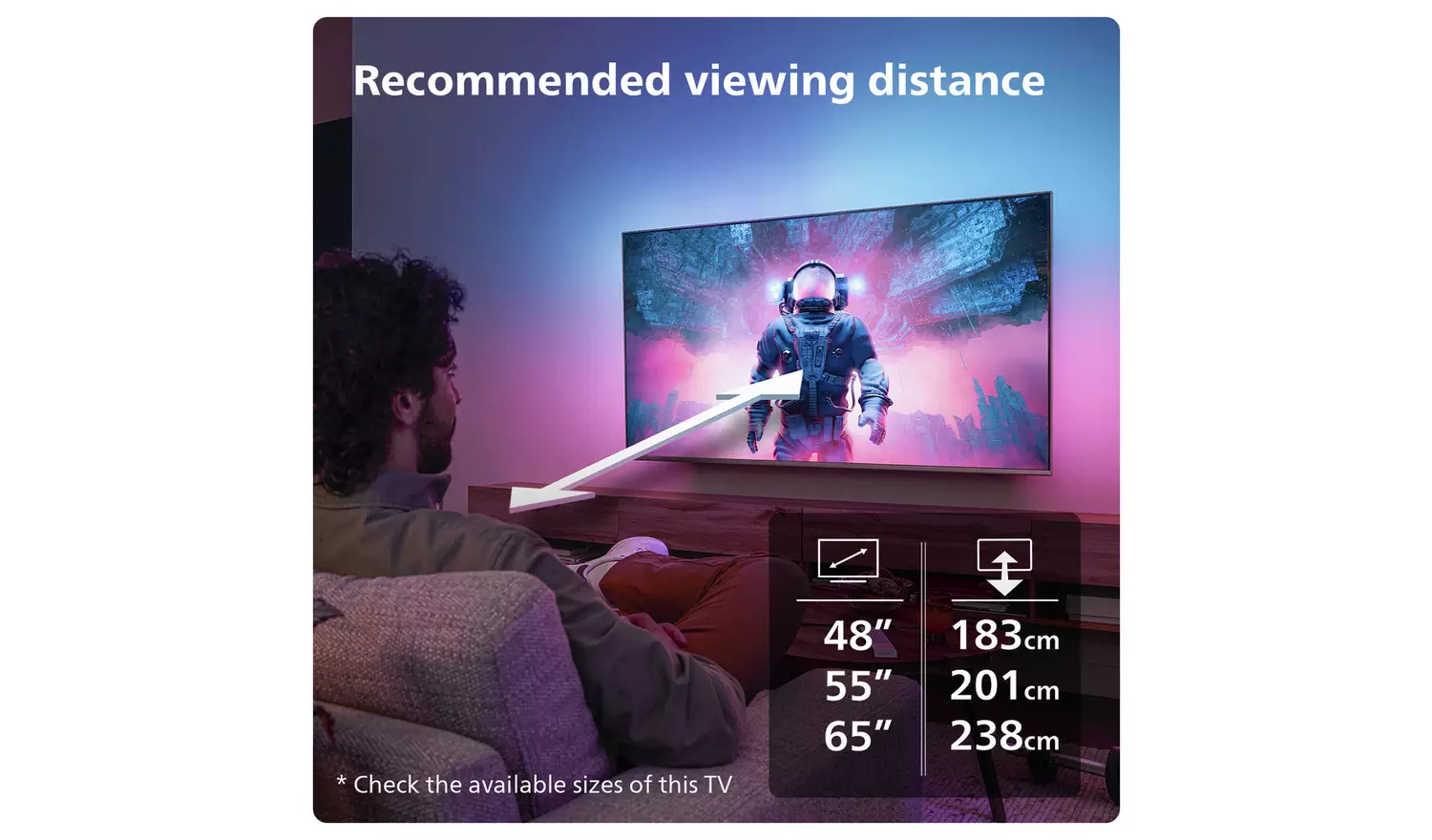 Philips 55 Inch 55OLED759 Smart 4K UHD HDR OLED Freeview TV