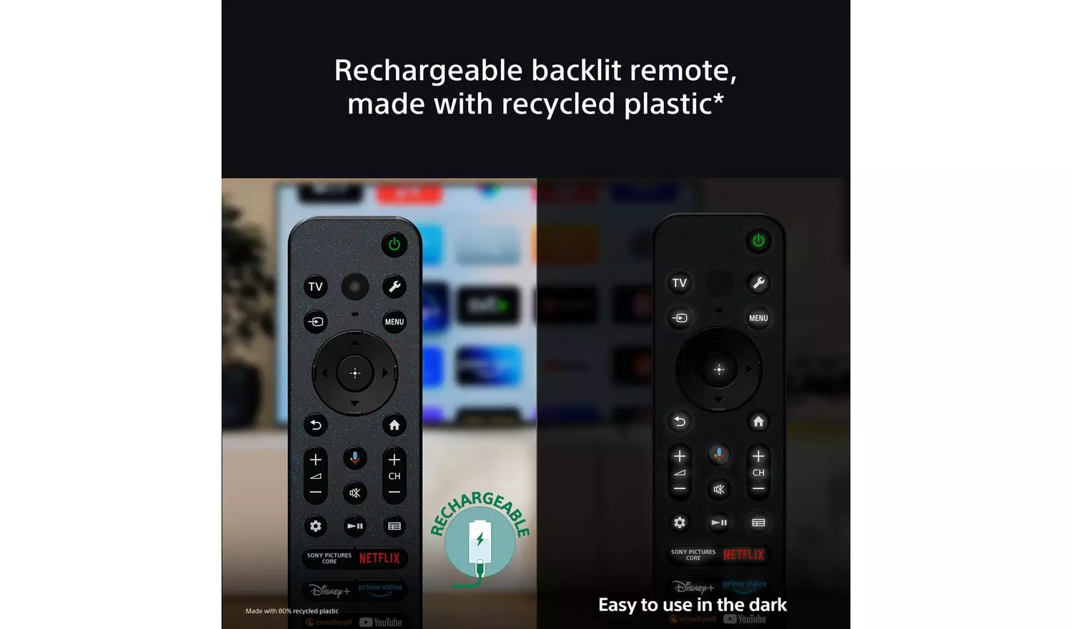 Sony 65 Inch K65XR80U Smart 4K HDR OLED Freeview TV