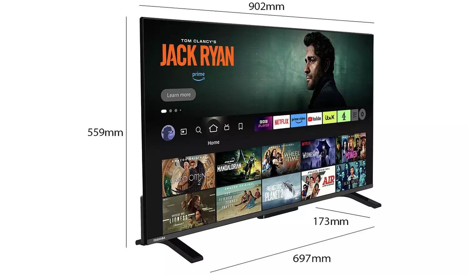 Toshiba 40 Inch 40LF2F53DB Smart Full HDR LED Fire TV