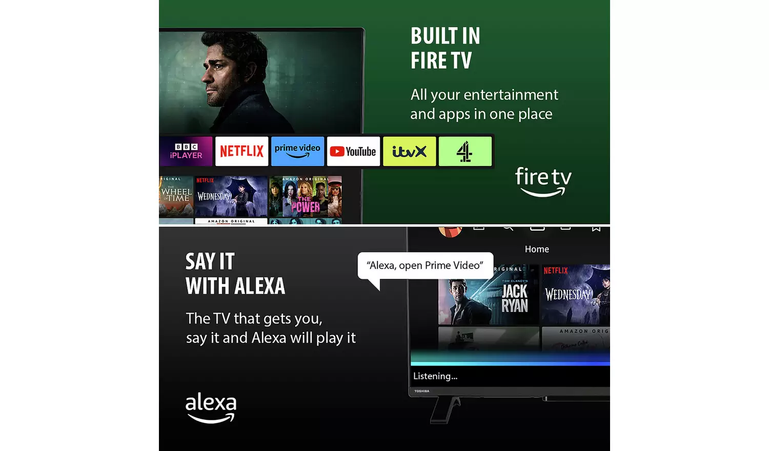 Toshiba 40 Inch 40LF2F53DB Smart Full HDR LED Fire TV