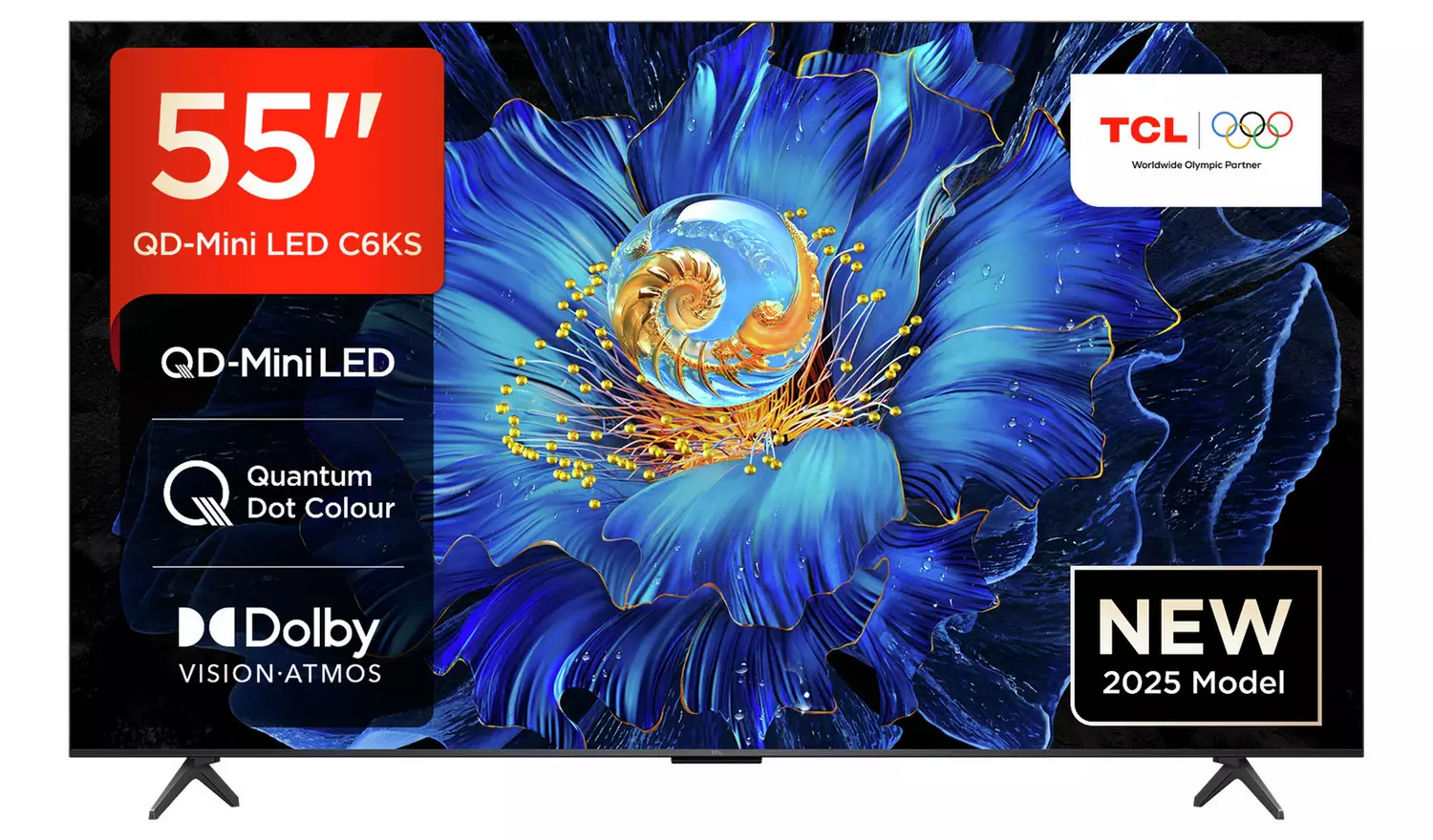 TCL 55 Inch 55C6KS Smart 4K UHD HDR Mini LED TV