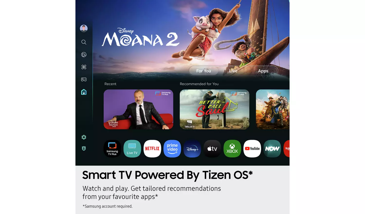 Samsung 65 Inch UE65U8000FK Smart 4K UHD HDR LED TV