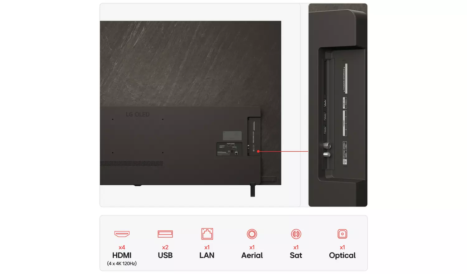 LG 77 Inch OLED77B56LA Smart 4K UHD HDR OLED TV