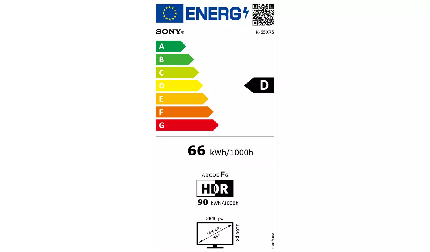 Sony Bravia 5 65inch K65XR5 XR Mini LED HDR 4K UHD Google TV