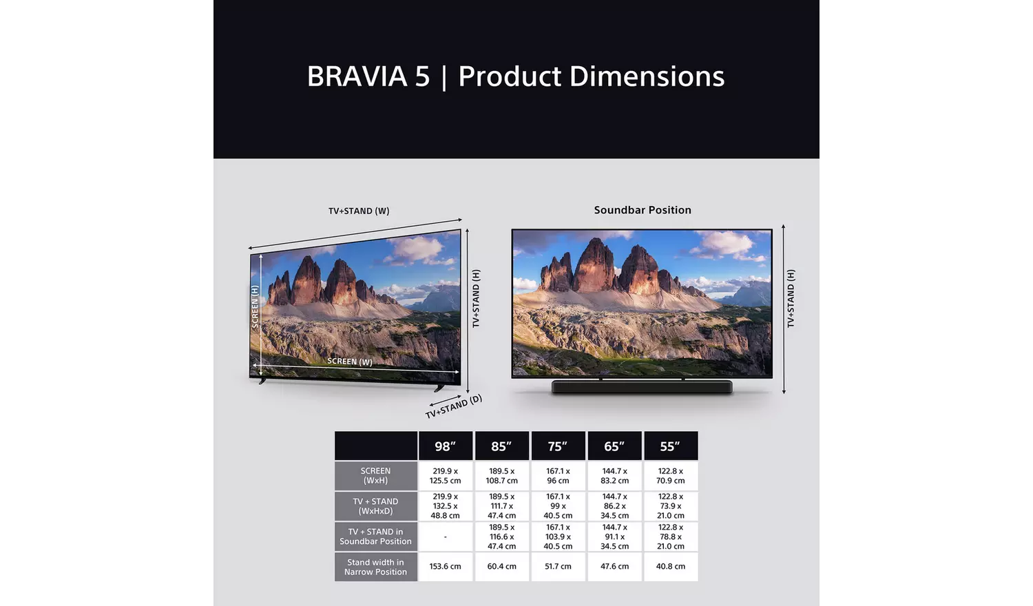 Sony Bravia 5 65inch K65XR5 XR Mini LED HDR 4K UHD Google TV