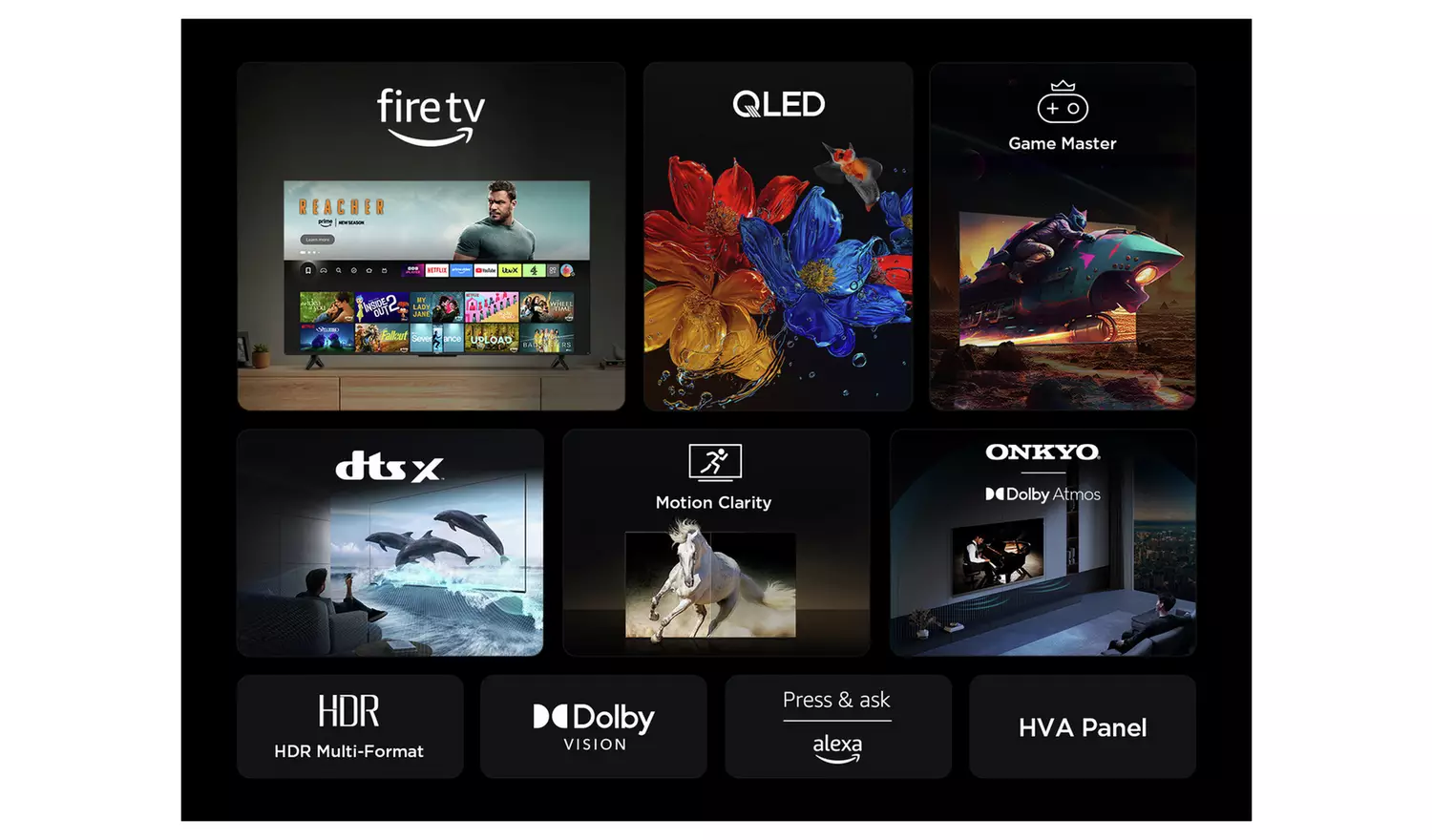 TCL 50 Inch 50T6C Smart 4K UHD HDR QLED Freely TV