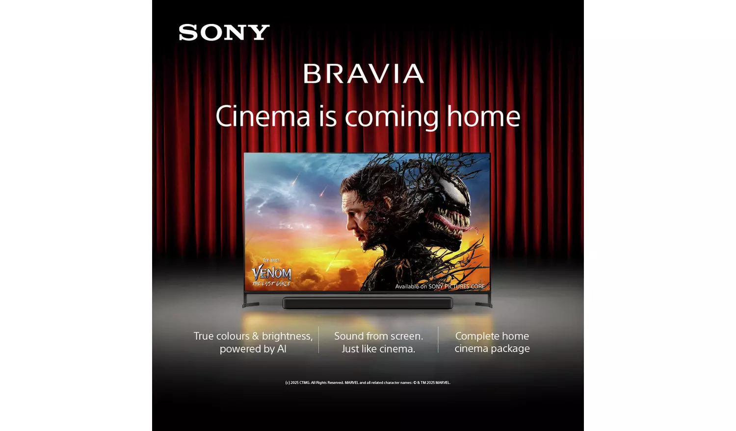 Sony Bravia 3 50inch K50S35BP LED HDR 4K Ultra HD Google TV