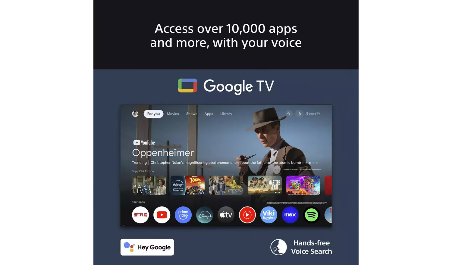 Sony Bravia 3 50inch K50S35BP LED HDR 4K Ultra HD Google TV