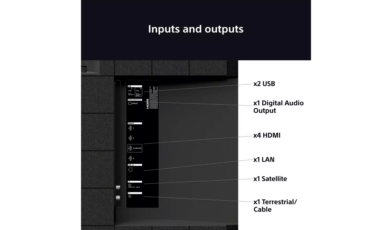 Sony Bravia 3 50inch K50S35BP LED HDR 4K Ultra HD Google TV