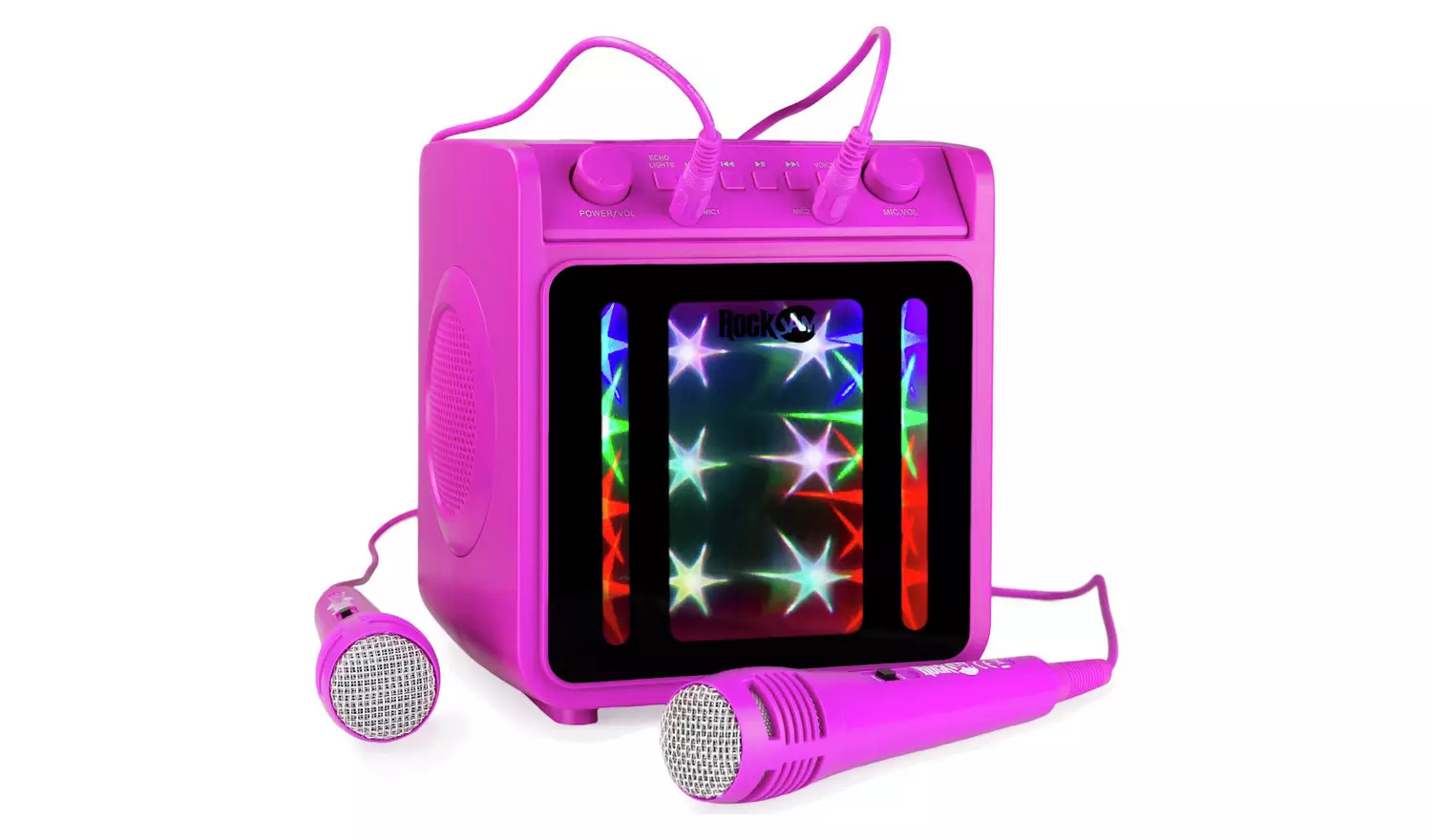 RockJam SingCube 10Watt Bluetooth Karaoke Machine - Two Mics