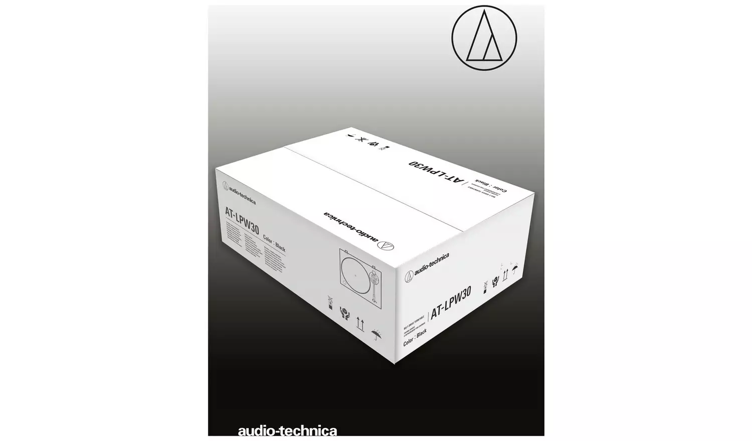 Audio-Technica AT-LPW30 Belt-Drive Turntable - Black