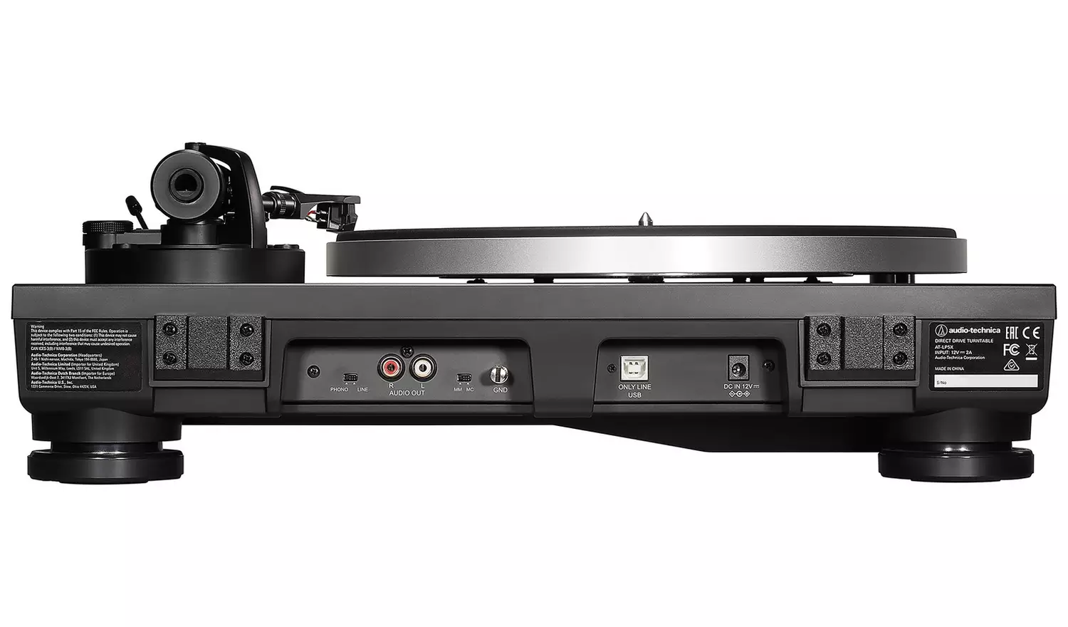 Audio-Technica AT-LP5x Direct-Drive Turntable - Black