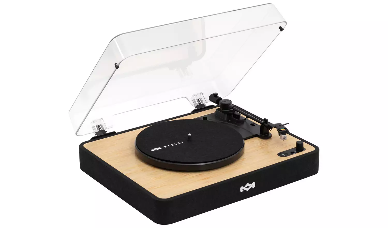 House of Marley EM-JT004-SB Belt-Drive Revolution Turntable