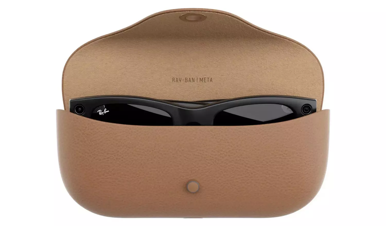 Ray-Ban Meta Wayfarer Glasses - Shiny Black, G15 Green