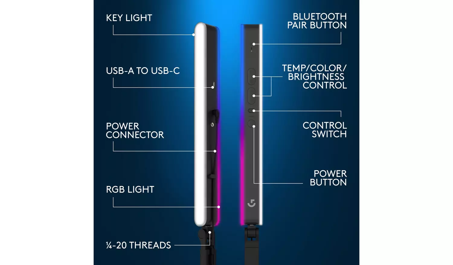 Logitech Litra Beam LX Streaming Key Light