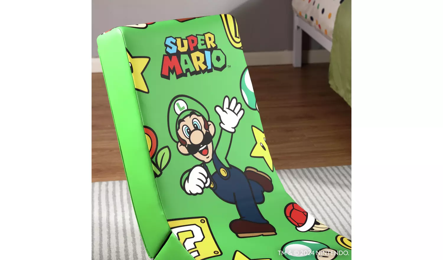 X Rocker Power Up Edition Junior Gaming Chair - Luigi