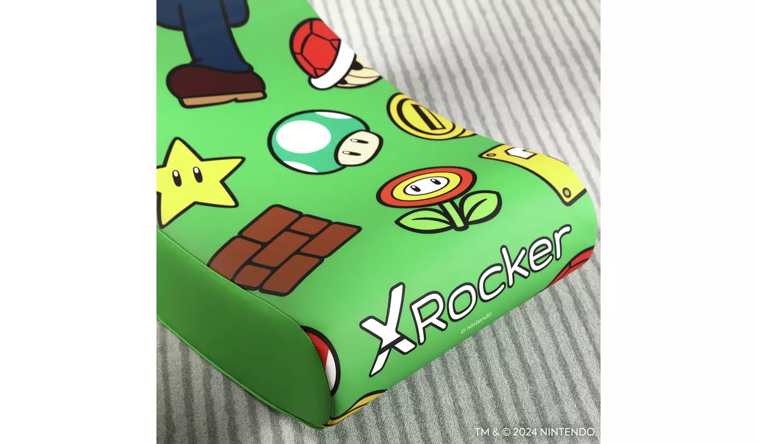 X Rocker Power Up Edition Junior Gaming Chair - Luigi