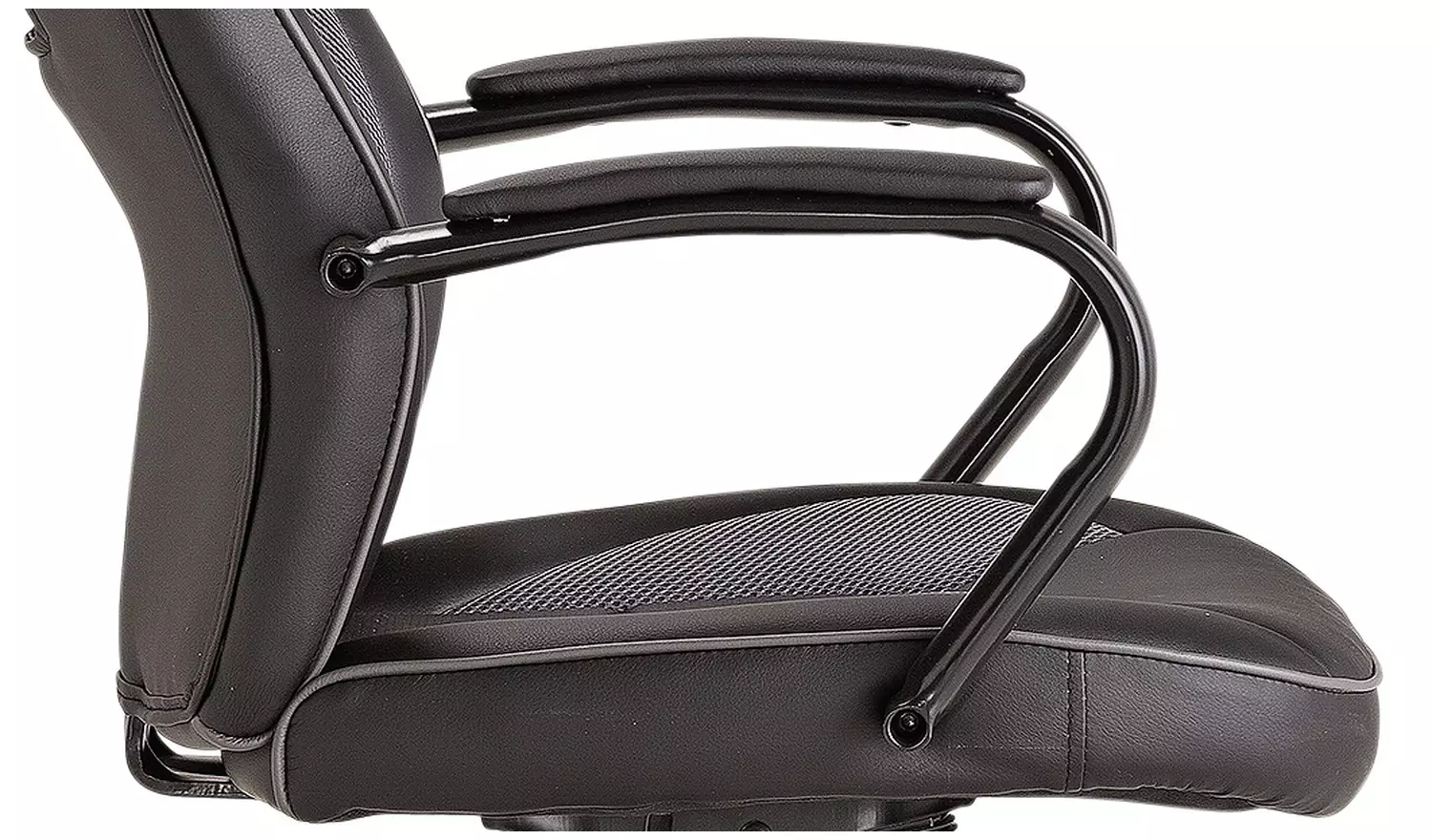 Argos Home Faux Leather Mid Back Gaming Chair - Black