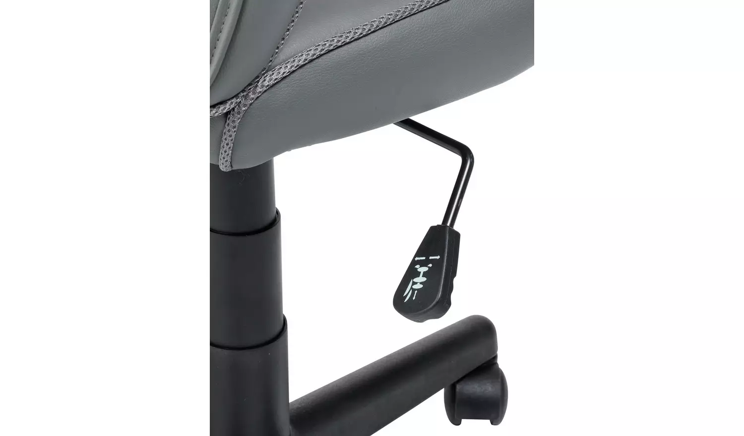 Argos Home Faux Leather Gaming Chair - Grey