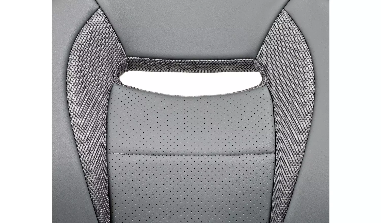 Argos Home Faux Leather Gaming Chair - Grey