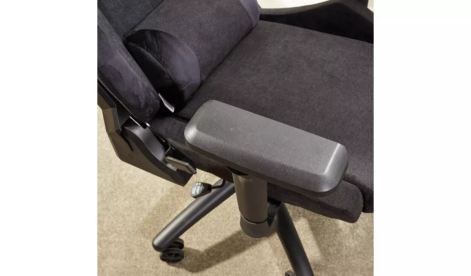 X Rocker Messina Fabric Gaming Office Chair - Black