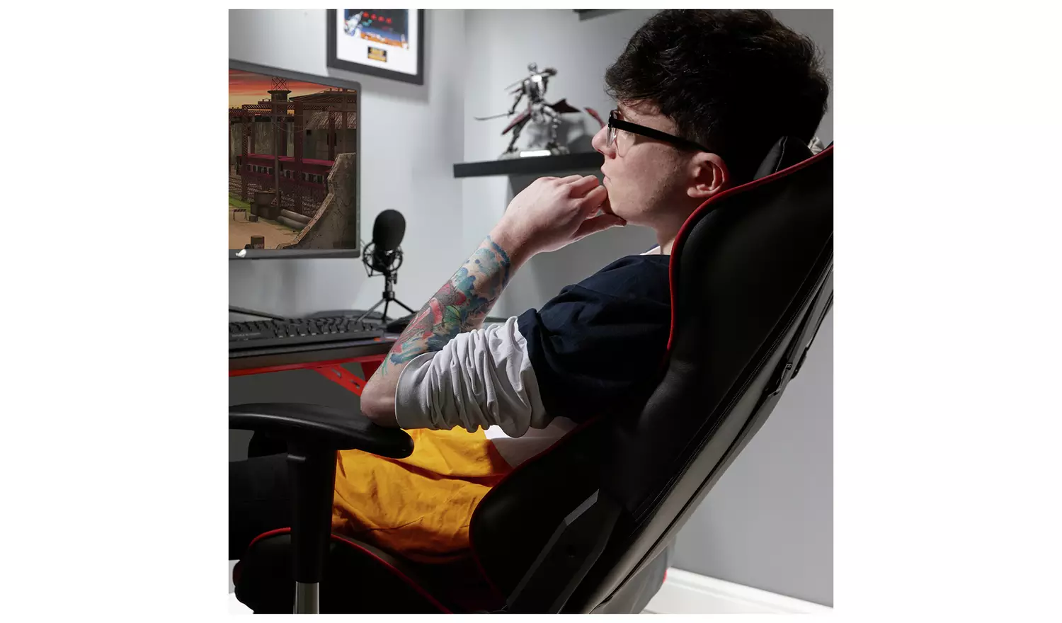 X Rocker Alpha eSports Office Gaming Chair - Red