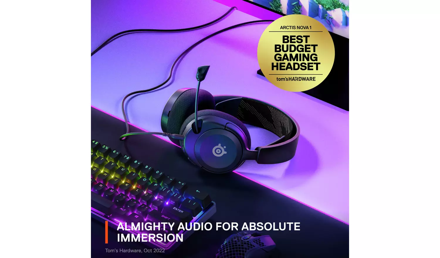 SteelSeries Arctis Nova 1 Xbox,PC,PS5,Switch Gaming Headset