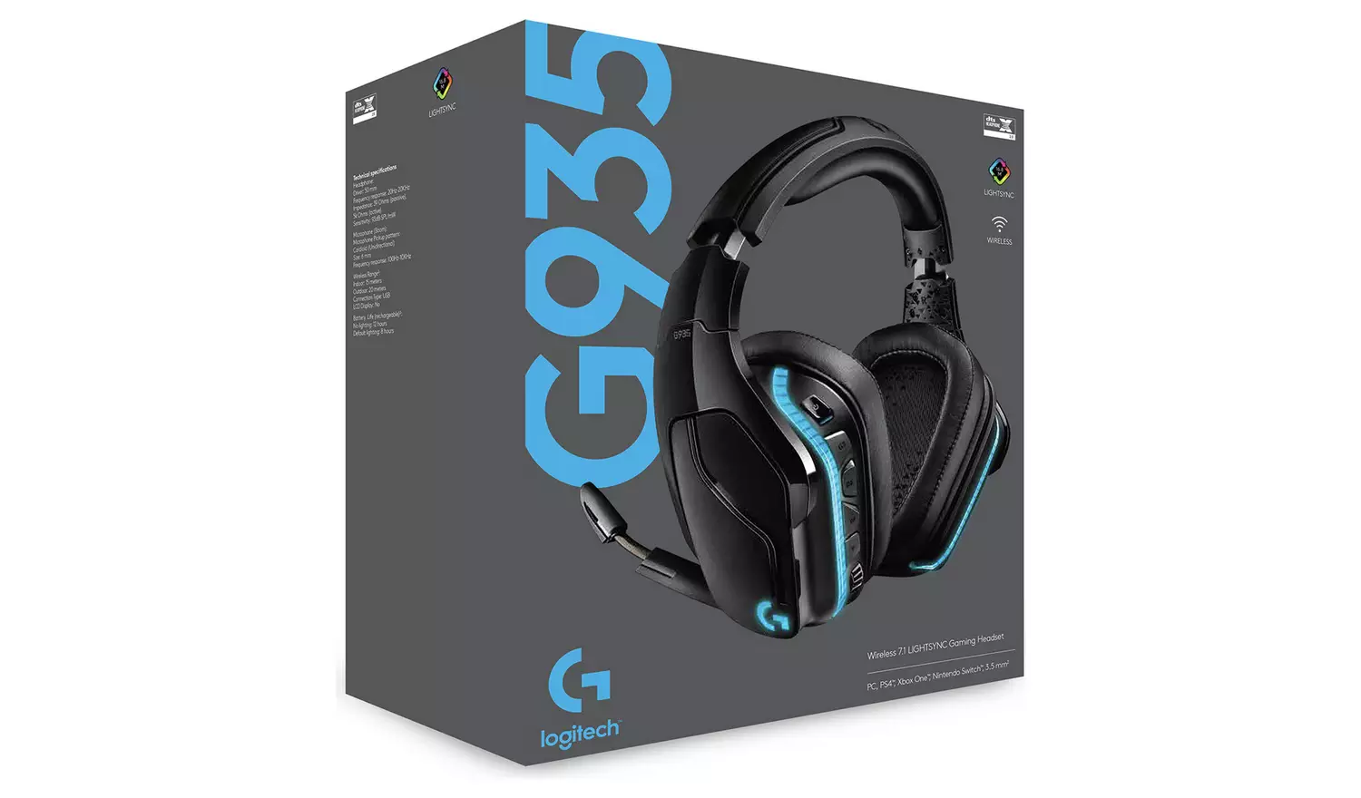 Logitech G935 Wireless PC Gaming Headset