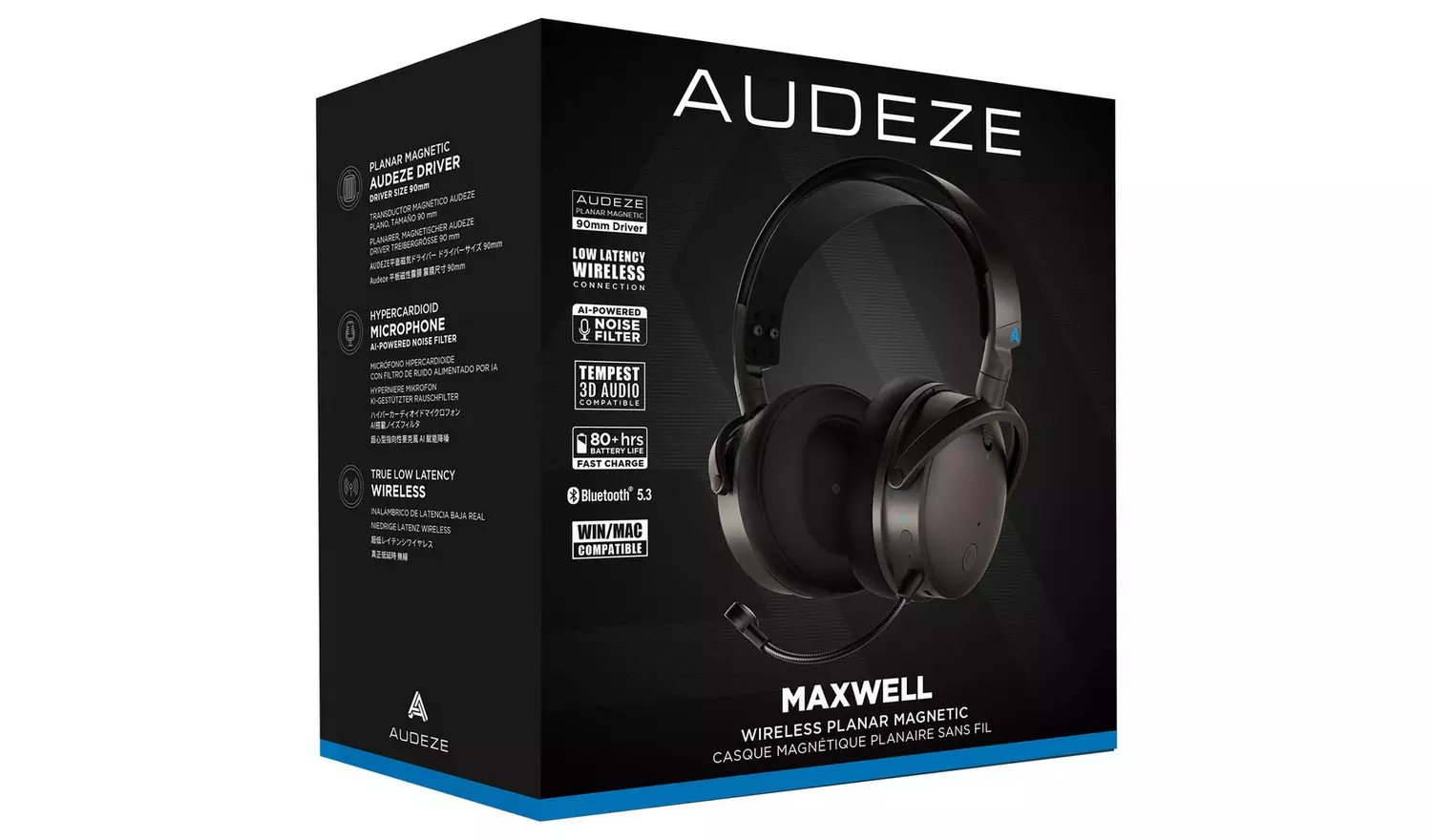 Audeze Maxwell Wireless PS5 Gaming Headset - Black