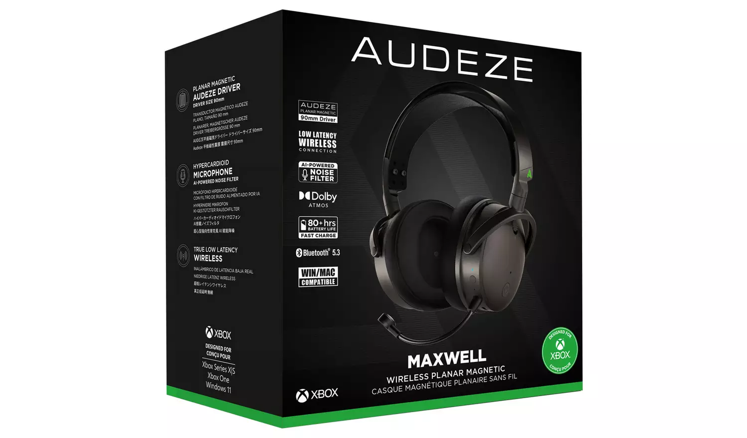 Audeze Maxwell Wireless Xbox Gaming Headset - Black
