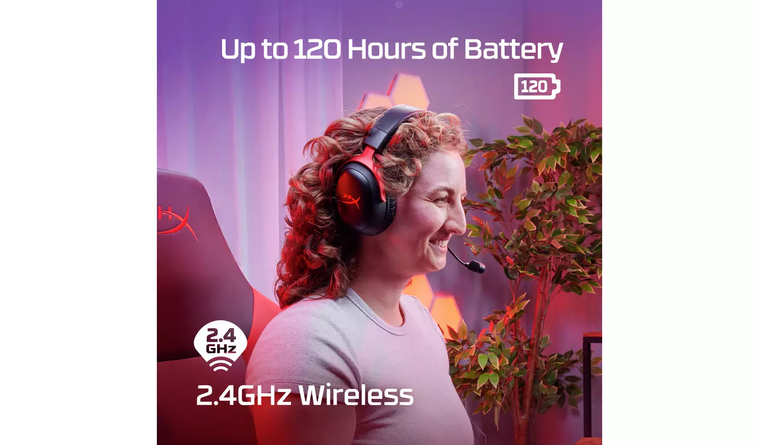 HyperX Cloud III Wireless Gaming Headset PS5, Switch, PC Red