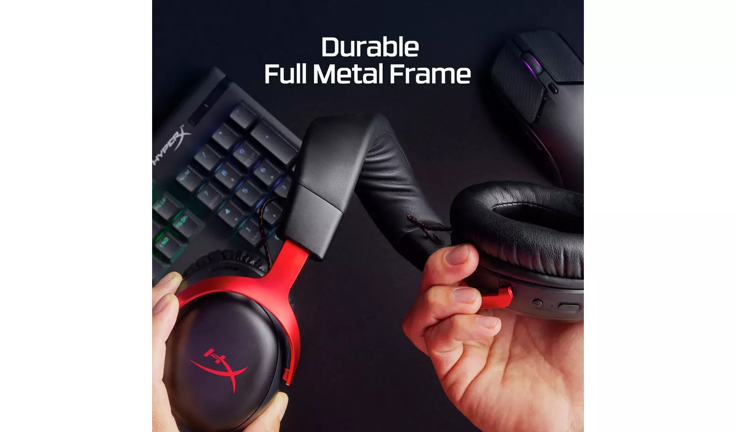 HyperX Cloud III Wireless Gaming Headset PS5, Switch, PC Red