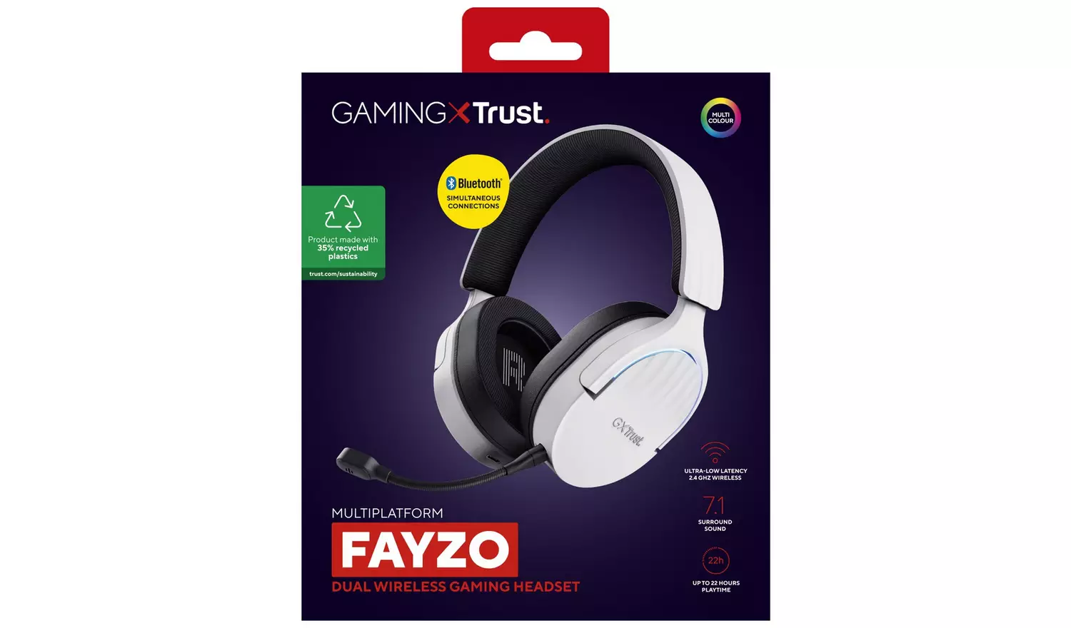 Trust GXT Fayzo PS5 Wireless Gaming Headset - White