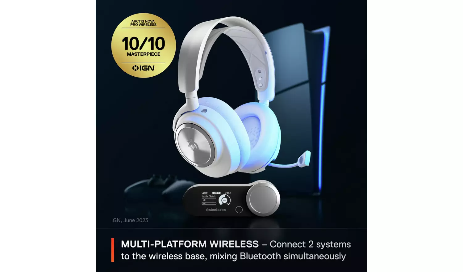 Steelseries Arctis Nova Pro PS5, PC Wireless Gaming Headset