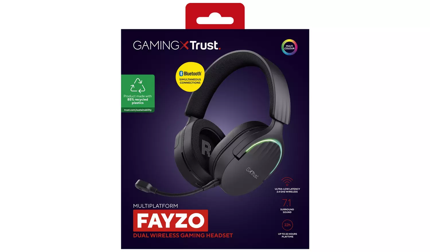 Trust GXT Fayzo PS5 Wireless Gaming Headset - Black